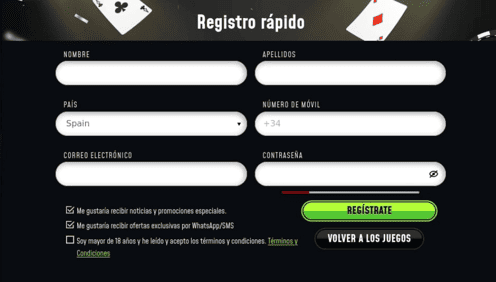 REGISTRO Playzax casino